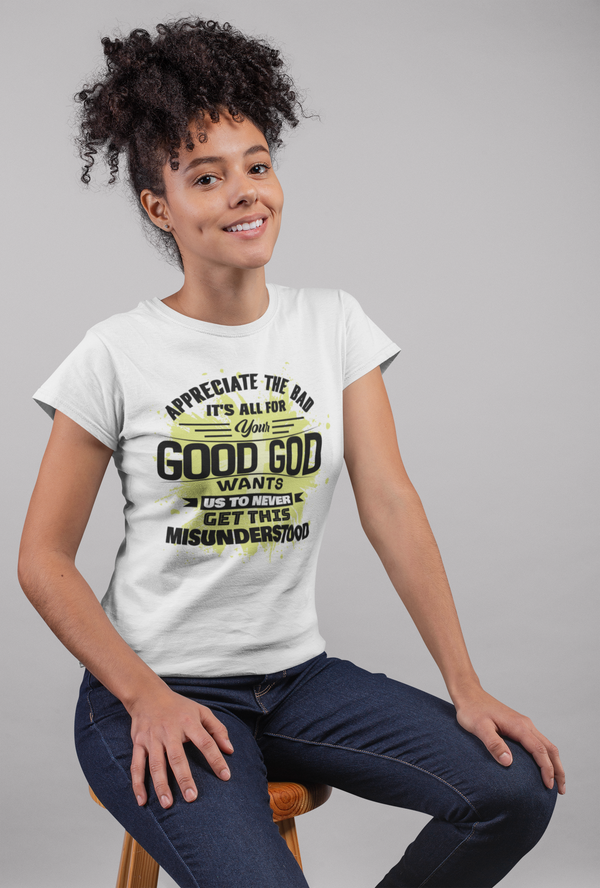 GOOD GOD - Classic Women's Crewneck T-shirt