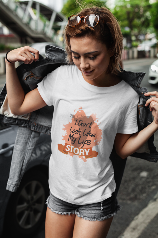 I Don't Look Like My Life Story - Women V-Neck T-shirt