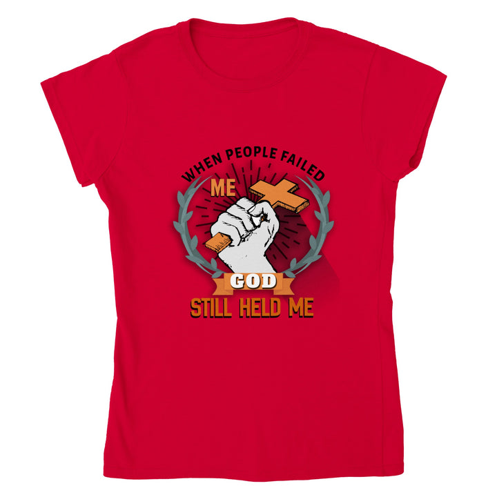 God Still Held Me T-Shirt | Women's T-Shirt | Shia’s level up health