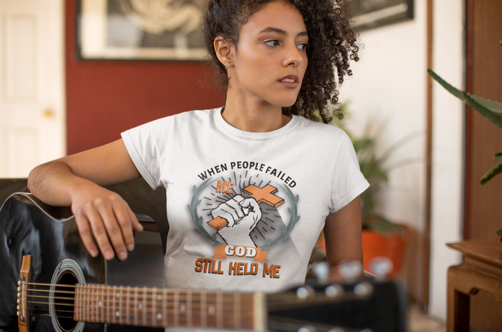 God Still Held Me T-Shirt | Women's T-Shirt | Shia’s level up health